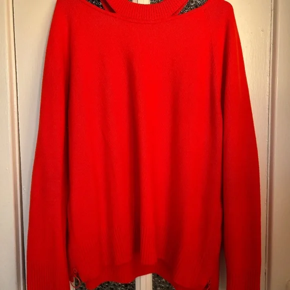 Akris Punto Wool Sweater Orange-red L - Picture 5 of 6